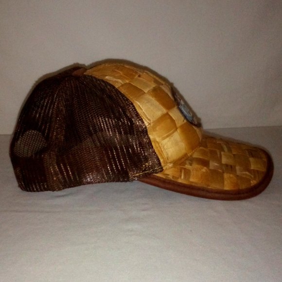 Corona Cerveza Extra Baseball Cap:  Woven Bamboo.  Retro 1990. Vintage - Picture 2 of 6
